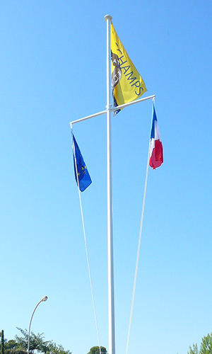 Mât en fibre de verre classique - Mâts pour drapeaux - MACAP